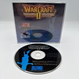 Warcraft II Tides of Darkness‎ PC Mac 1996 Blizzard Entertainment CD-ROM Vintage
